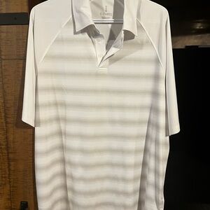 Elevate Men's White Performance Polo
